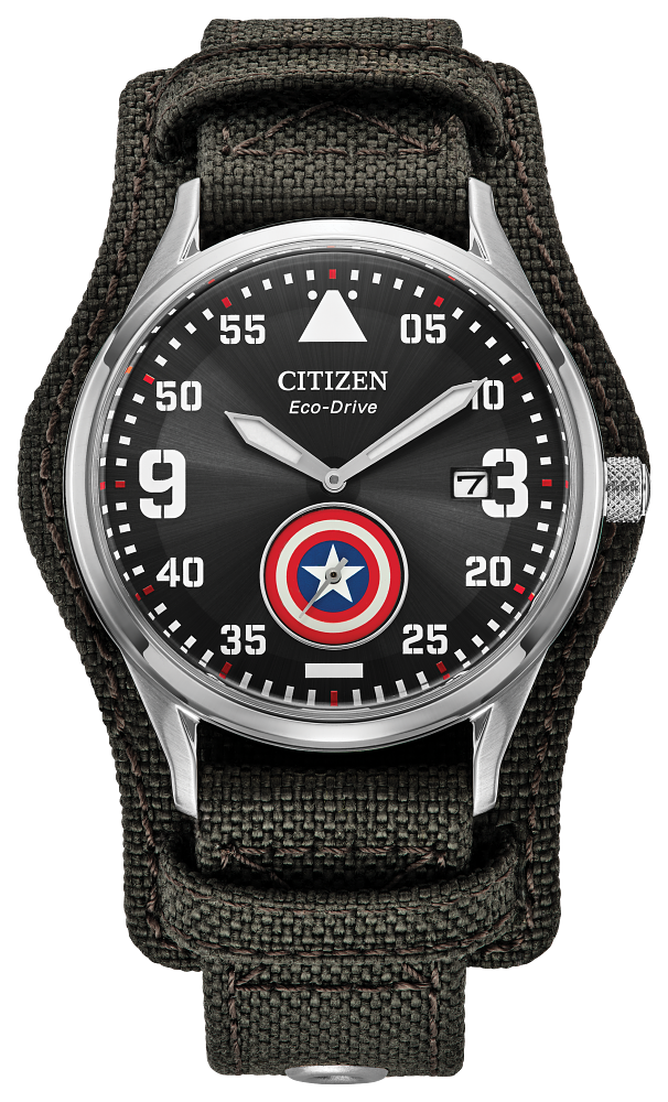 Citizen BV1140-00W Captain America Forever Men Watch - Black